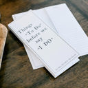  Things "To Do" Before We Say "I Do" Planner | Wedding List Pad Organizer | 3.75" x 9"