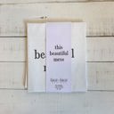  This Beautiful Mess Tea Towel | Cotton Flour Sack Kitchen Towel | 18" x 28"