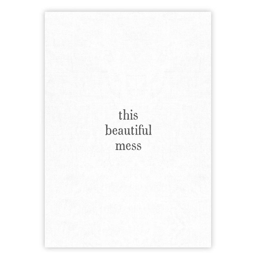 This Beautiful Mess Tea Towel | Cotton Flour Sack Kitchen Towel | 18" x 28"