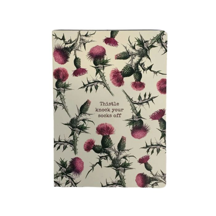 Thistle Knock Your Socks Off Double-Sided Journal | 160-Page Lined Notebook