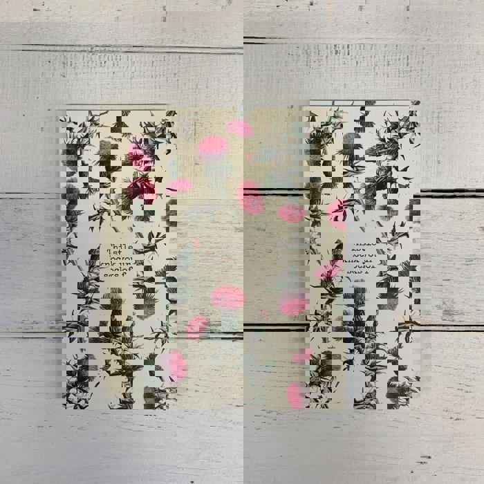 Thistle Knock Your Socks Off Double-Sided Journal | 160-Page Lined Notebook