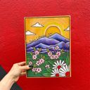  Today I Choose Joy Box Sign | Sunrise Wooden Wall Desk Decor | 9" x 12" x 1.75"