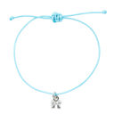  Today's Your Day! Birthday Bracelet on a Gift Card | Silver Ribbon Bow Charm Jewelry