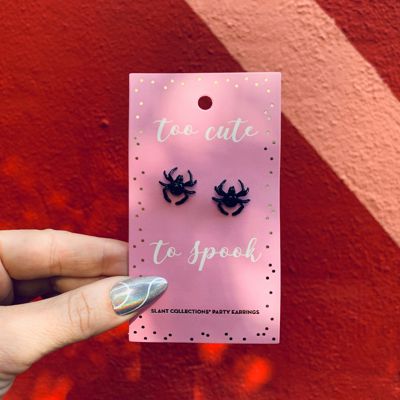 Spooky Earrings on Giftable Cards for Boo Baskets, Gifts, Gothic Fun