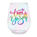 Treat Yo Self Jumbo Wine Glass in Gift Box - Holds an Entire Bottle of Wine! 