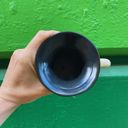  Triomphe Handle Vase | Minimalist Black and Gold | 4.5" Tall