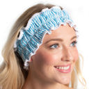  Turquoise Seersucker Spa Headband | Hair Band for Skincare Facial After Shower