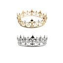  Unisex Circular Crown in Gold or Silver | Royalty Crown or Photo Prop Hair Accessory