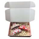  Ugly Christmas Sweater Hair Claw Gift Box | Boxed Set of 3 Holiday Hair Clips with Reindeer and Bells Motifs