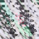  Ugly Christmas Sweater Red Reindeer Hair Claw in White | Claw Clip Hair Accessories