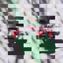  Ugly Christmas Sweater Red Reindeer Hair Claw in White | Claw Clip Hair Accessories