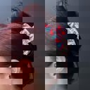  Ugly Christmas Sweater Red Reindeer Hair Claw in White | Claw Clip Hair Accessories