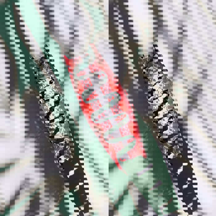 Ugly Christmas Sweater White Reindeer Hair Claw in Red | Claw Clip Hair Accessories