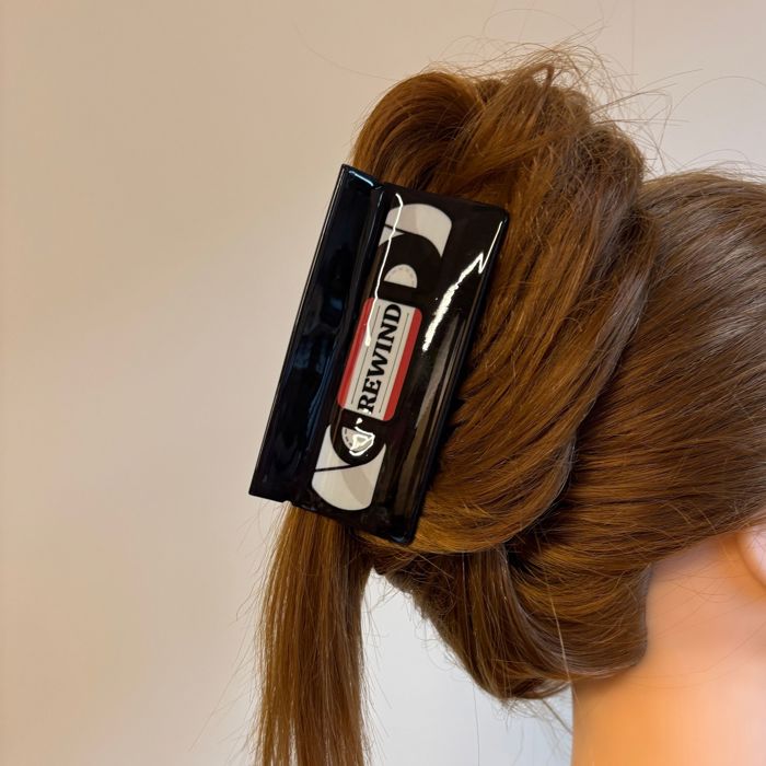 Be Kind Please Rewind VHS Hair Claw | Claw Clip Hair Accessories