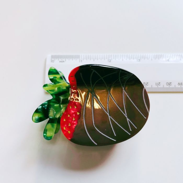 Chocolate Covered Strawberry Hair Clip | Claw Clip Hair Accessories