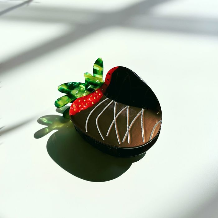 Chocolate Covered Strawberry Hair Clip | Claw Clip Hair Accessories