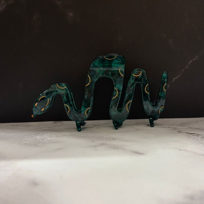 Cleopatra Green Snake Hair Claw | Claw Clip Hair Accessories