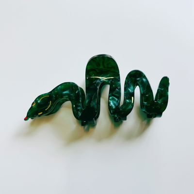 Cleopatra Green Snake Hair Claw | Claw Clip Hair Accessories