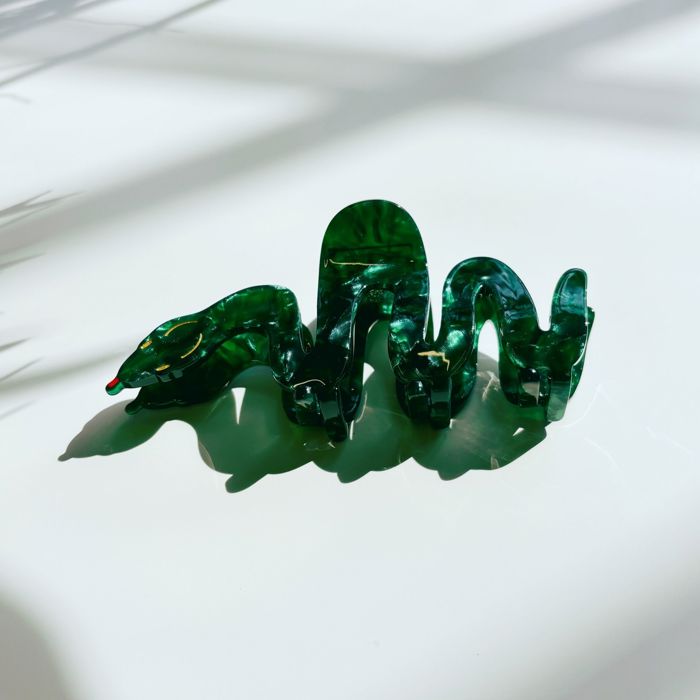 Cleopatra Green Snake Hair Claw | Claw Clip Hair Accessories