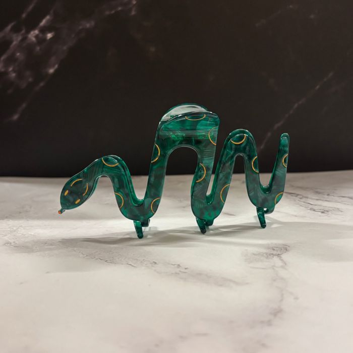 Cleopatra Green Snake Hair Claw | Claw Clip Hair Accessories