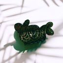  Coiled Snake Claw in Brown Gold and Red Hair Clip | Claw Clip Hair Accessories