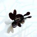  Coiled Snake Claw in Brown Gold and Red Hair Clip | Claw Clip Hair Accessories