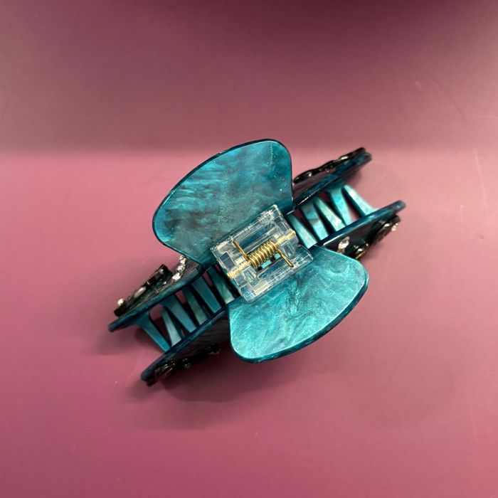 Disco Goldfish Hair Claw Clip | Double-Sided Embellishment Hair Accessories