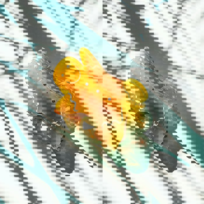 Gingerbread Man Hair Claw | Holiday Claw Clip Hair Accessories