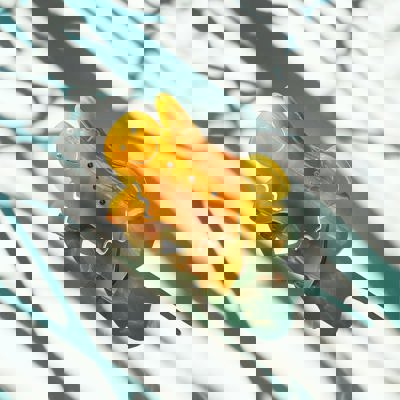 Gingerbread Man Hair Claw | Holiday Claw Clip Hair Accessories