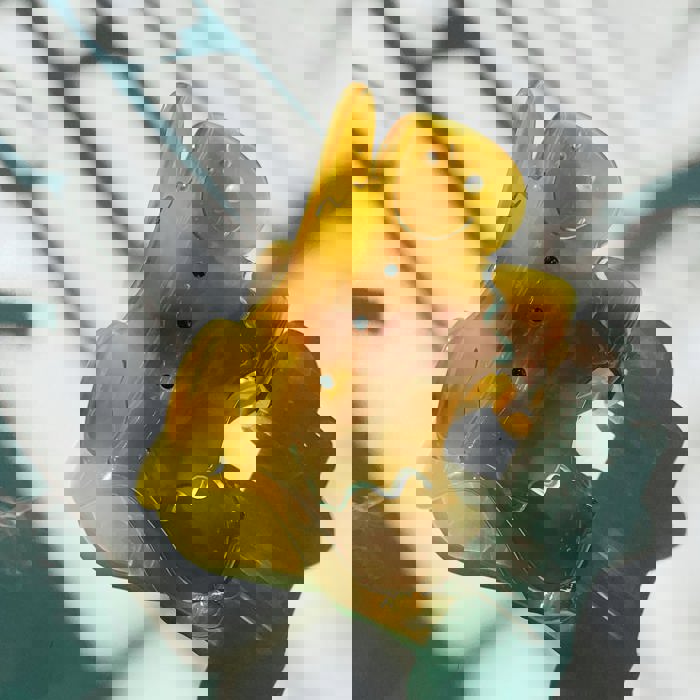 Gingerbread Man Hair Claw | Holiday Claw Clip Hair Accessories