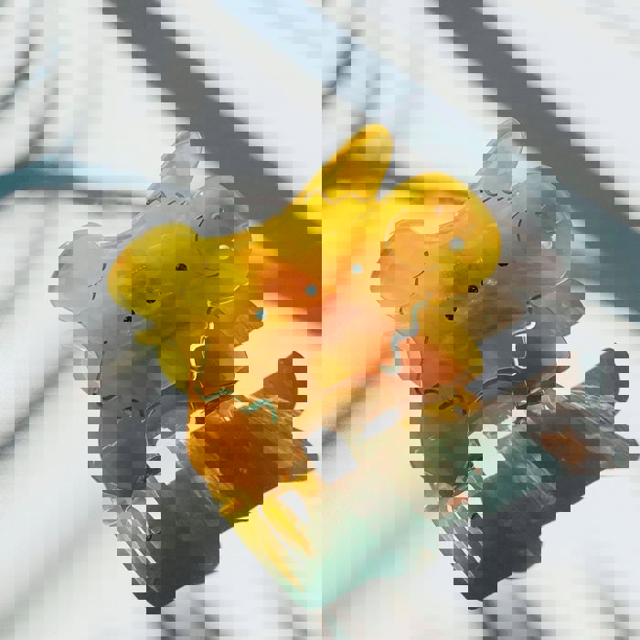 Gingerbread Man Hair Claw | Holiday Claw Clip Hair Accessories