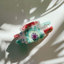  Granny Square Crochet Covered Hair Claw | Claw Clip Hair Accessories