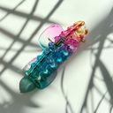  The Lobster in Glossy Translucent Rainbow Hair Claw | Claw Clip Hair Accessories