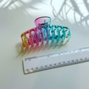  The Lobster in Glossy Translucent Rainbow Hair Claw | Claw Clip Hair Accessories