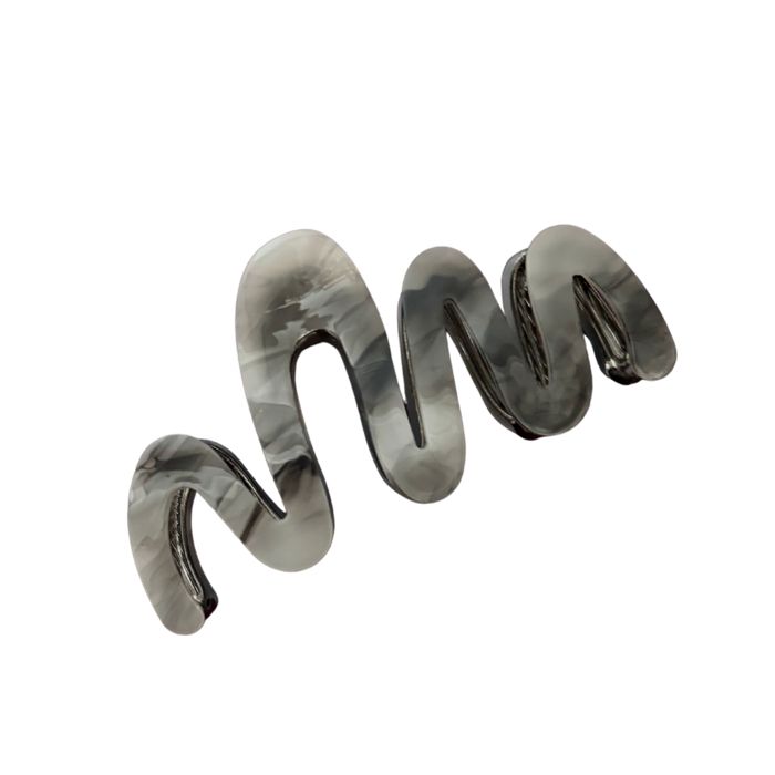 '80s Squiggle in Professional Marble Hair Clip | Claw Clip Hair Accessories