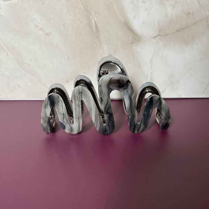 '80s Squiggle in Professional Marble Hair Clip | Claw Clip Hair Accessories