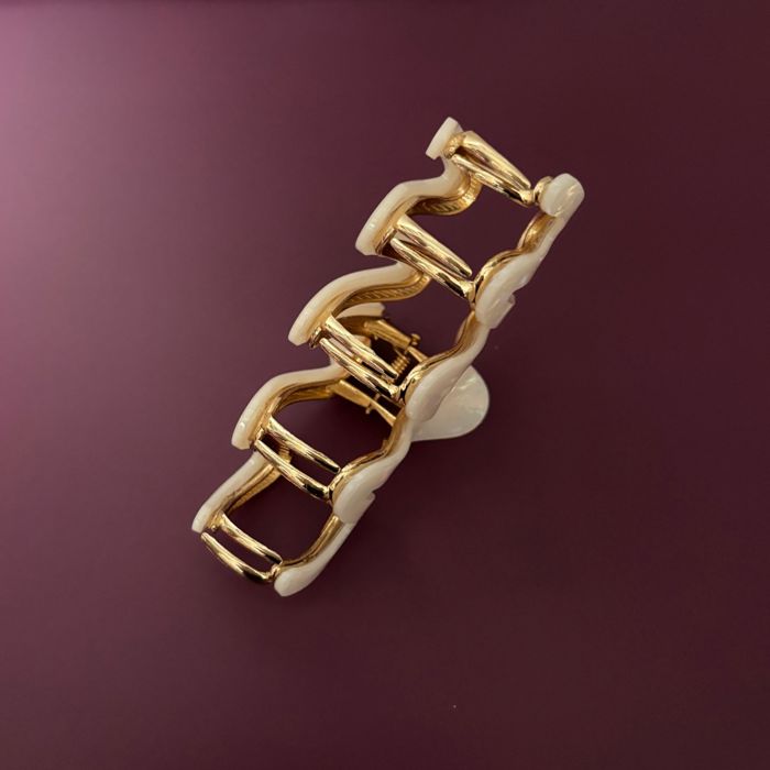 '80s Squiggle in Professional Opal Hair Clip | Claw Clip Hair Accessories