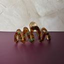  '80s Squiggle in Tortoise Sage Hair Clip | Claw Clip Hair Accessories