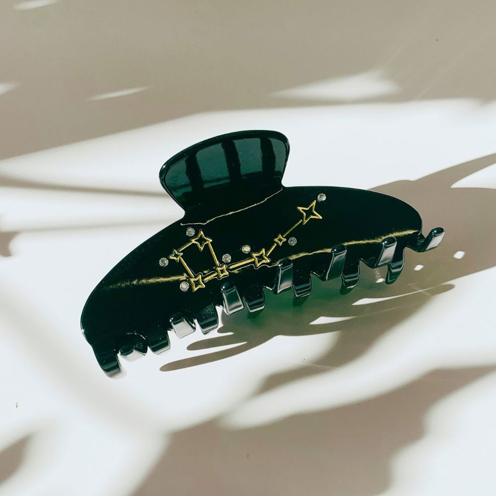 Velvet Claws Hair Clip | Constellations in Black