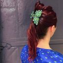  Velvet Claws Hair Clip | Gorgeous Peacock