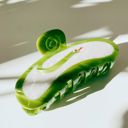  Velvet Claws Hair Clip | Green Snake