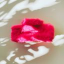  Rectangle Plush in Faux Fur Fuchsia Hair Clip | Claw Clip Hair Accessories