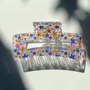  The Crystal in Hippie Flowers Hair Clip | Claw Clip Hair Accessories