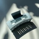 Blue The Jada in Speckle Hair Claw | Pastel Colors Hair Clip