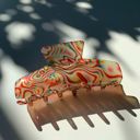  Velvet Claws Hair Clip | The Psychedelic in Hippie Swirl