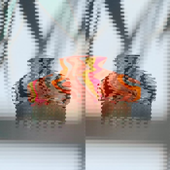 The Psychedelic in Wavy Tangerine Hair Clip | Claw Clip Hair Accessories