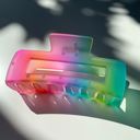  Velvet Claws Hair Clip | The Rainbow in Rectangular