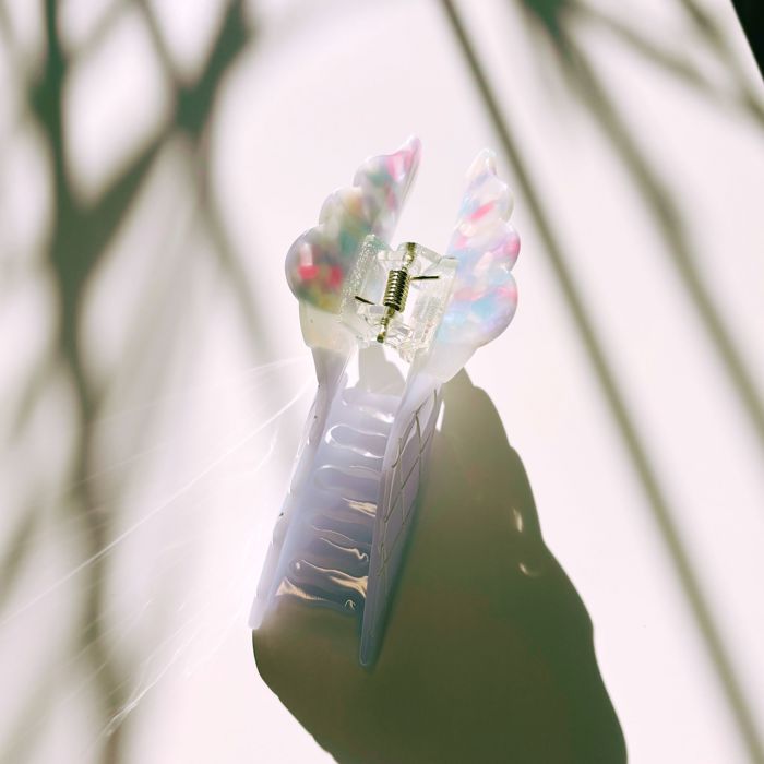Ice Cream Cone in Frosty Blue Hair Claw | Claw Clip Hair Accessories