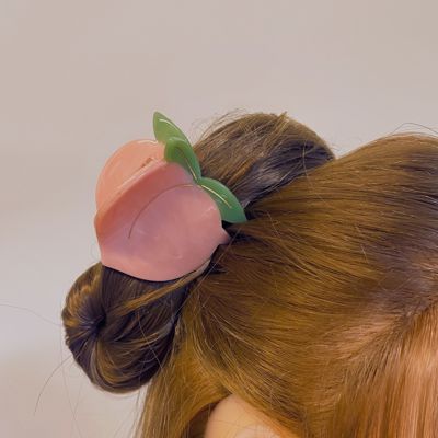 Jane and the Medium Peach Mini Hair Claw | Claw Clip Hair Accessories