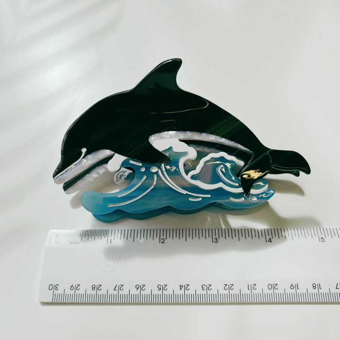 Killer Whale Orca Hair Claw | Claw Clip Hair Accessories